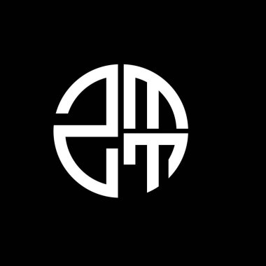 ZMT logosu ZMT simgesi ZMT vektörü ZMTletter ZMTtriangle ZMTangle Düz Modern düz soyut logo tasarımı
