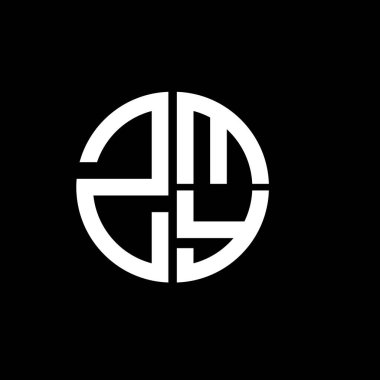 ZMY logosu ZMY ikonu ZMY monogram ZMYletter ZMYminimalist ZMYtriangle ZMYflat Modern düz soyut logo tasarımı