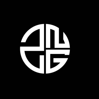 ZNG logosu ZNG simgesi ZNG vektörü ZNGletter ZNGÜçgeni ZNGflat Modern düz soyut logo tasarımı