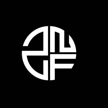 ZNF logo ZNF simgesi ZNF vektörü ZNFletter ZNFminimalist ZNFtriangle ZNFflat Modern düz soyut logo tasarımı