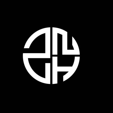 ZNH logosu ZNH simgesi ZNH vektörü ZNHH monogram ZNHminimalist ZNHtriangle ZNHflat Modern düz soyut logo tasarımı