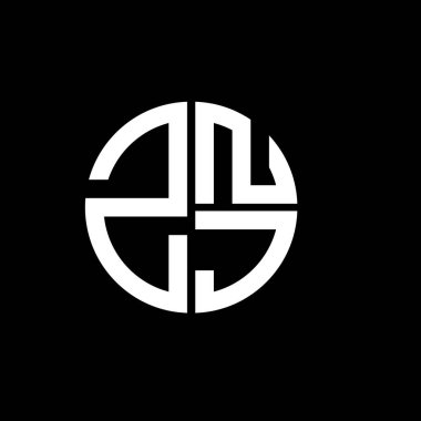 ZNJ logosu ZNJ simgesi ZNJ vektörü monogram ZNJJletter ZNJJJtriangle ZNJflat Modern düz soyut logo tasarımı