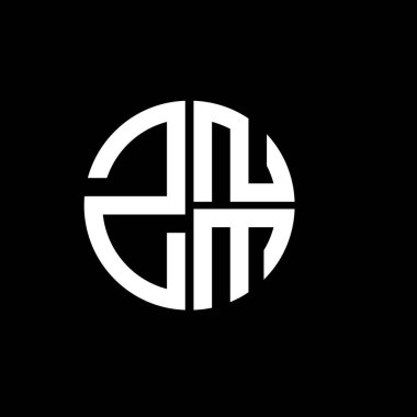 ZNM logosu ZNM simgesi ZNM vektörü ZNMletter ZNMMÜçgeni ZNMDüz Modern düz soyut logo tasarımı