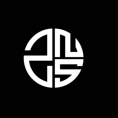 ZNS logosu ZNS simgesi ZNS vektörü monogram ZNSletter ZNSminimalist ZNStriangle ZNSflat Modern düz soyut logo tasarımı