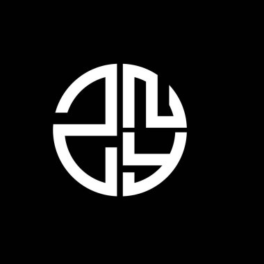 ZNY logosu ZNY ikonu ZNY vektörü ZNYharfi ZNYüçgeni ZNYüçgeni benzersiz modern düz soyut logo tasarımı