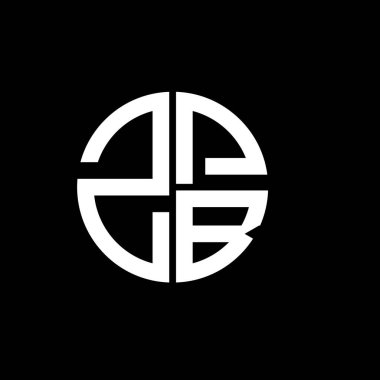 ZPB logosu ZPB simgesi ZPB vektörü ZPB monogramı ZPBminimalist ZPBtriangle ZPBflat Modern düz soyut logo tasarımı
