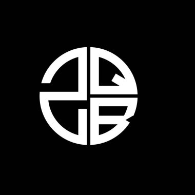 ZQB logo ZQB simgesi ZQB vektörü ZQB monogram ZQBletter ZQBminimalist ZQBtriangle ZQBflat Modern düz soyut logo tasarımı