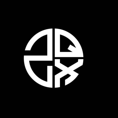 ZQX logosu ZQX simgesi ZQX vektörü ZQXletter ZQXXXXXXüçgeni ZQXflat modern düz soyut logo tasarımı