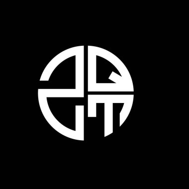 ZQT logosu ZQT simgesi ZQT vektörü ZQTletter ZQTminimalist ZQTangle ZQTflat Modern düz soyut logo tasarımı