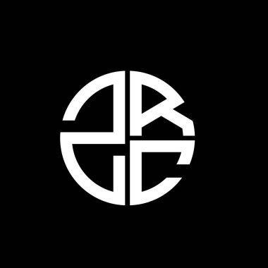 ZRC logosu ZRC simgesi ZRC vektörü monogram ZRC harfi minimalist ZRC üçgeni ZRC düz modern düz soyut logo tasarımı