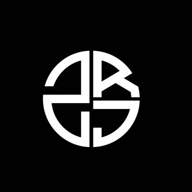 ZRJ logosu ZRJ simgesi ZRJ vektörü ZRJ harfi ZRJ minimalist ZRJ üçgeni düz, modern, soyut logo tasarımı