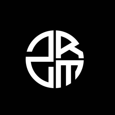 ZRM logosu ZRM simgesi ZRM vektörü ZRM harfinin baş harfi ZRM minimalist ZRM üçgeni ZRM düz modern düz soyut logo tasarımı