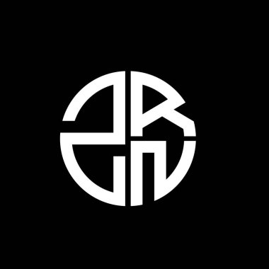 ZRN logosu ZRN simgesi ZRN vektörü ZRN harfli minimalist ZRN üçgeni ZRN düz, modern, soyut logo tasarımı