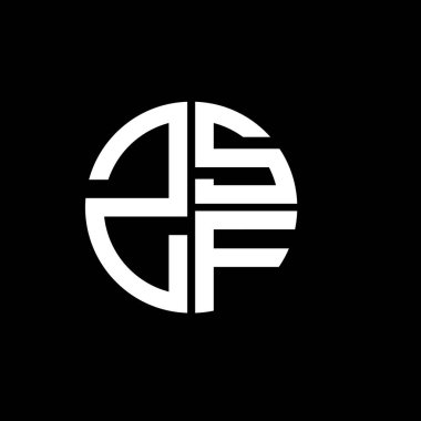 ZSF logosu ZSF vektörü ZSF monogram ZSFletter ZSFminimalist ZSFtriangle ZSFflat Eşsiz modern düz soyut logo tasarımı