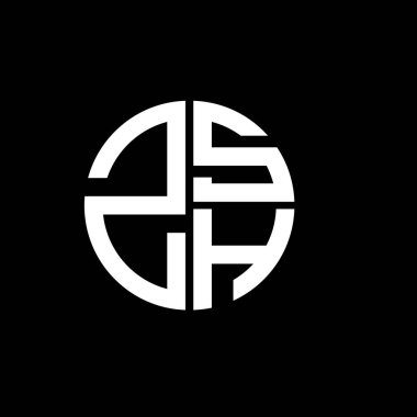 ZSH logosu ZSH ikonu ZSH vektörü ZSH monogramı ZSHletter ZSHminimalist ZSHtriangle ZSHflat Modern soyut logo tasarımı