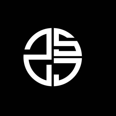 ZSJ logosu ZSJ simgesi ZSJ vektörü monogram ZSJletter ZSJJJJüçgen ZSJflat modern düz soyut logo tasarımı