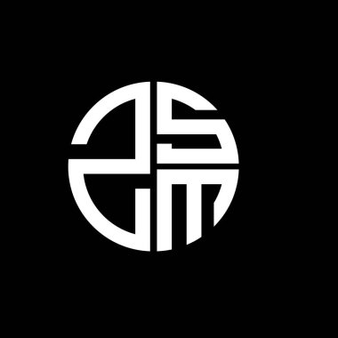 ZSM logo ZSM simgesi ZSM vektör ZSM monogram ZSMletter ZSMMMÜçgeni ZSMflat Modern düz soyut logo tasarımı