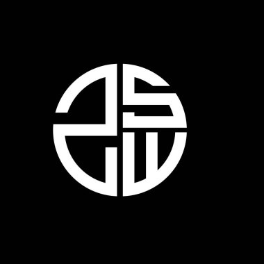 ZSW logosu ZSW simgesi ZSW vektörü ZSW monogram Zswminimalist Zswtriangle ZSWflat düz modern soyut logo tasarımı