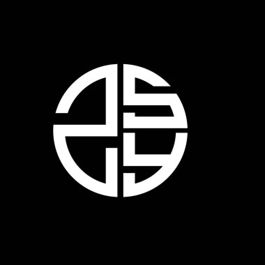 ZSY logosu ZSY simgesi ZSY vektörü ZSY monogram ZSYminimalist ZSYtriangle ZSYDüz Modern düz soyut logo tasarımı