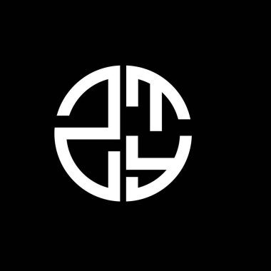 ZTY logo ZTY simgesi ZTY monogram ZTYletter ZTYminimalist ZTYtriangle ZTYflat Modern düz soyut logo tasarımı