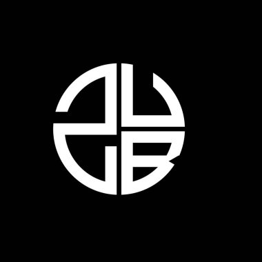 ZUB logosu ZUB simgesi ZUB vektörü ZUBletter ZUBminimalist ZUBtriangle ZUBflat Modern düz soyut logo tasarımı