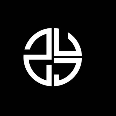 ZUJ logosu ZUJ ikonu ZUJ vektörü ZUJletter ZUJminimalist ZUJtriangle ZUJflat Modern düz soyut logo tasarımı
