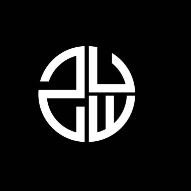 ZUW logosu ZUW simgesi ZUW vektör ZUW monogram ZUWletter ZUWminimalist ZUWtriangle ZUWflat Modern düz soyut logo tasarımı