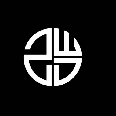 ZWD logo ZWD simgesi ZWD vektörü ZWD monogram ZWDletter ZWDÜçgeni ZWDtriangle ZWDflat Modern düz soyut logo tasarımı