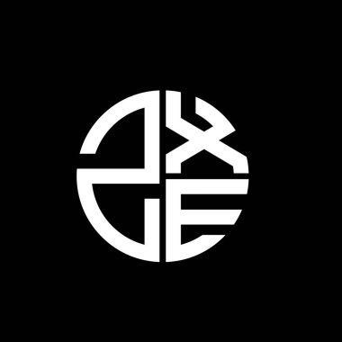 ZXE logosu ZXE simgesi ZXE vektörü ZXE monogram ZXE harfi ZXE minimalist ZXE üçgeni ZXE düz modern düz soyut logo tasarımı