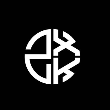 ZXK logosu ZXK simgesi ZXK vektörü ZXK harfi ZXK minimalist ZXK üçgeni ZXK düz, modern, soyut logo tasarımı