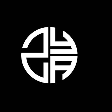 ZYA logosu ZYA simgesi ZYA vektörü ZYAletter ZYAminimalist ZYAangle ZYAflat Eşsiz modern düz soyut logo tasarımı