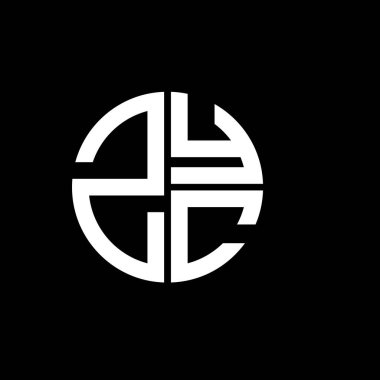 ZYC logo ZYC simgesi ZYC vektörü ZYC monogram ZYCletter ZYCminimalist ZYCtriangle ZYCflat Modern düz soyut logo tasarımı