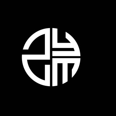ZYM logosu ZYM simgesi ZYM vektörü ZYM monogram ZYMletter ZYMtriangle ZYMflat Modern düz soyut logo tasarımı