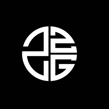ZZG logosu ZZZG vektörü ZZZGG monogramı ZZZZGüçgeni ZZZGangle Düz Eşsiz modern düz soyut logo tasarımı