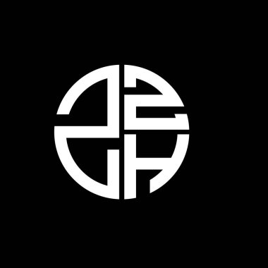 ZZH logosu ZZZH vektörü ZZZH monogramı ZZZZHminimalist ZZZZHtriangle ZZZHflat Modern düz soyut logo tasarımı