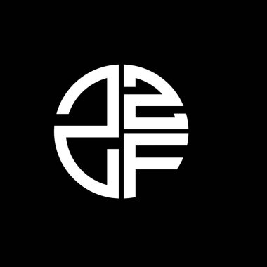 ZZF logosu ZZZF vektörü ZZZFF monogramı ZZZFminimalist ZZZFtriangle ZZFflat Modern düz soyut logo tasarımı