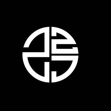 ZZJ logosu ZZZJ ikon vektörü ZZZJJ monogram ZZZJJJJJJüçgeni ZZJJdüz benzersiz modern düz soyut logo tasarımı