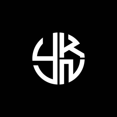 YKN logosu YKNN simgesi YKN monogramı YKNletter YKNminimalist YKN Circle YKNflat modern düz soyut logo tasarımı