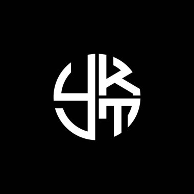 YKT logosu YKTvector YKT monogramı YKTletter YKTminimalist YKT Çemberi Eşsiz modern düz soyut logo tasarımı