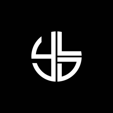 Eski logo YLD simgesi YLDvector YLD monogram YLDletter YLDminimalist YLD Çemberi YLDDüz YLDDüz Modern düz soyut logo tasarımı