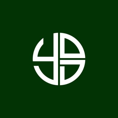 YOD logosu YOD simgesi YOD monogram YODletter YODminimalist YOD Çember YODdüz modern düz soyut logo tasarımı