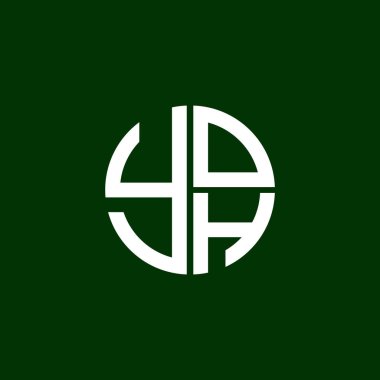 YOH logosu YOH simgesi YOH vektörü YOH harfli YOH minimalist YOH Yuvarlak YOH yassı modern düz soyut logo tasarımı