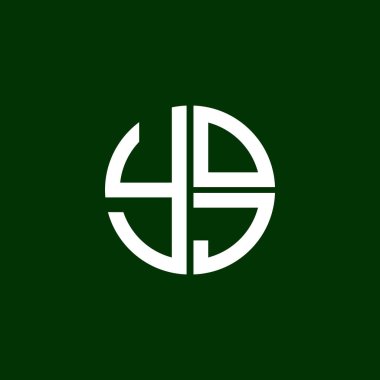 YOJ logosu YOJ simgesi YOJ vektörü YOJ harfi YOJ harfi minimalist YOJ Circle YOJ Düz modern düz soyut logo tasarımı