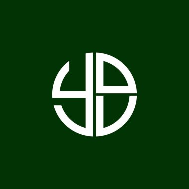 YOV logosu YOV simgesi YOV vektörü YOV harfli YOV minimalist YOV Circle YOV yassı modern düz soyut logo tasarımı