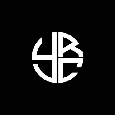 YRC logosu YRCvektör YRRC monogramı YRCletter YRCminimalist YRC Dairesi Eşsiz modern düz soyut logo tasarımı