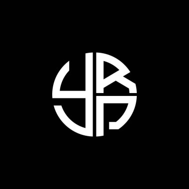 YRP logosu YRPP simgesi YRPvektör YRPP monogramı YRPpletter YRPminimalist YRP Dairesi Eşsiz modern düz soyut logo tasarımı