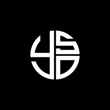 YSO logosu YSO simgesi YSO vektörü YSO monogram YSO harfi YSO minimalist YSO Çemberi YSO düz modern düz soyut logo tasarımı