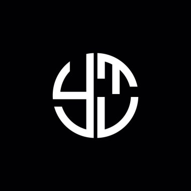 YTW logosu YTW ikonu YTW vektörü YTW monogram YTW harfi YTW minimalist YTW Circle YTW düz modern düz soyut logo tasarımı
