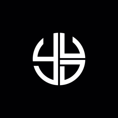 YUD logo YUD simgesi YUD vektörü YUD monogram YUD harfi YUD minimalist YUD Çember YUD düz modern düz soyut logo tasarımı