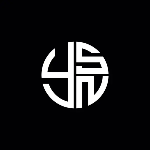 YSN logosu YSN simgesi YSN vektörü YSN monogram YSN harfi YSN minimalist YSN Circle YSN düz modern düz soyut logo tasarımı